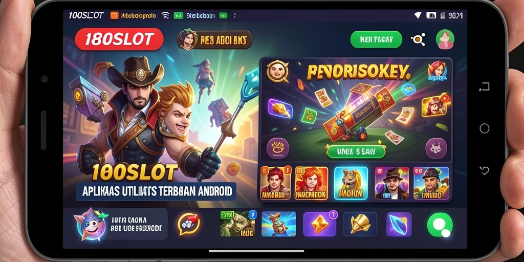Screenshot dari aplikasi 180SLOT menampilkan fitur utilitas yang efisien.