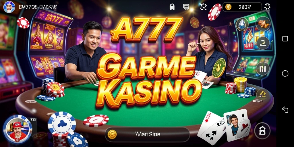 Tampilan gameplay menarik dari A7777 dengan berbagai pilihan permainan Kasino.