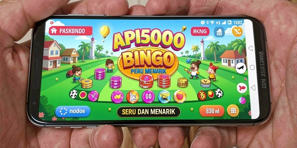 Tampilan gameplay seru di API5000 dengan suasana Bingo yang meriah.
