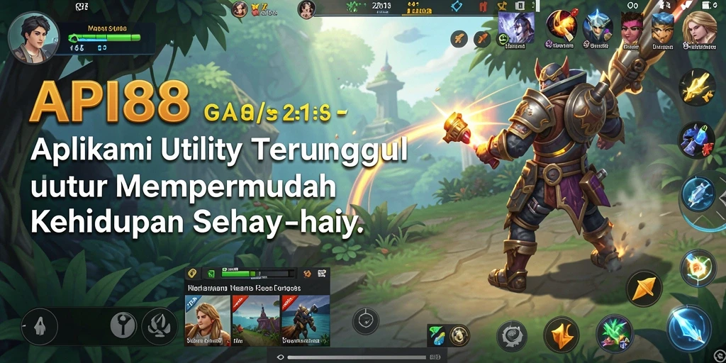Tampilan antarmuka aplikasi API88 yang intuitif dan modern.