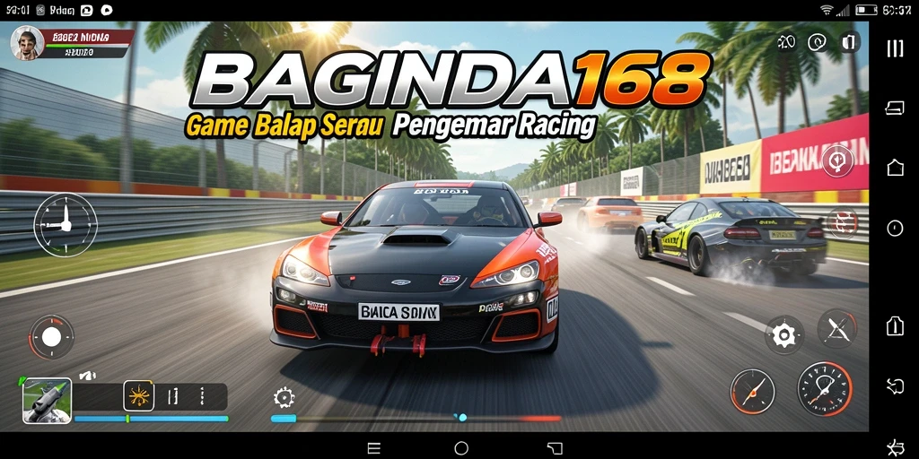 Screenshot gameplay BALAP seru di BAGINDA168.