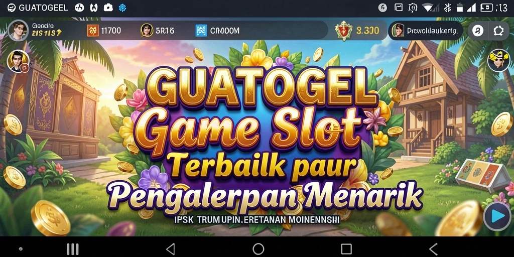 Screenshot GUATOGEL menampilkan gameplay Slot yang menegangkan dan penuh warna.