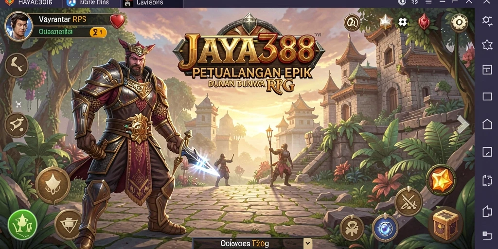 Tampilan gameplay RPG JAYA388 dengan petualangan seru.
