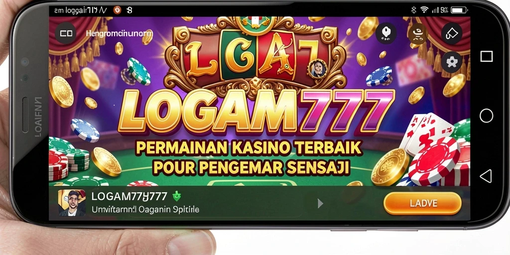 Tampilan menarik dari gameplay LOGAM777 di dunia Kasino.