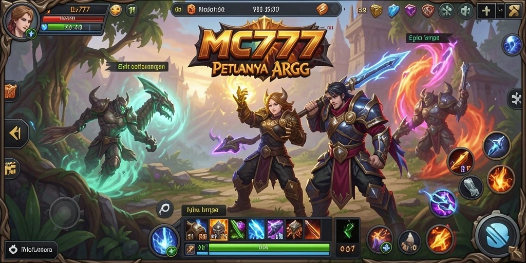 Gameplay seru dan aksi epik dalam MC777.