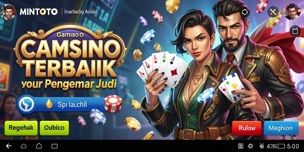 Screenshot utama MINTOTO menampilkan keseruan permainan Kasino yang interaktif.