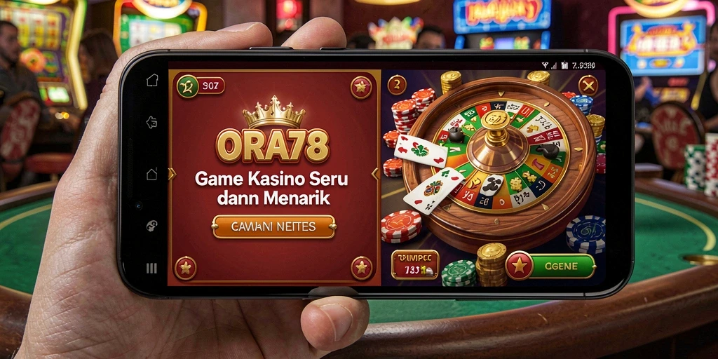 Tampilan menarik gameplay Kasino di ORA78.