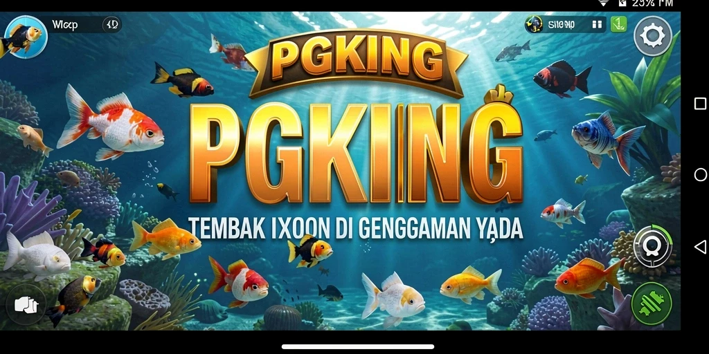 Screenshot gameplay PGKING menampilkan aksi tembak ikan yang seru dan menarik.