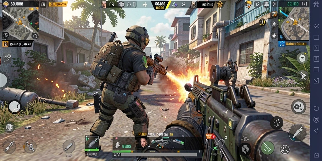 Gameplay menegangkan di SOJU88 dengan berbagai senjata dan taktik.