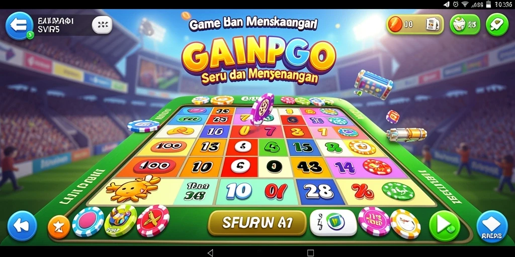 Tampilan gameplay Bingo di SVIP5 yang menarik dan interaktif.